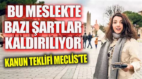 Kanun teklifi Meclis te Bu meslekte bazı şartlar kaldırılıyor