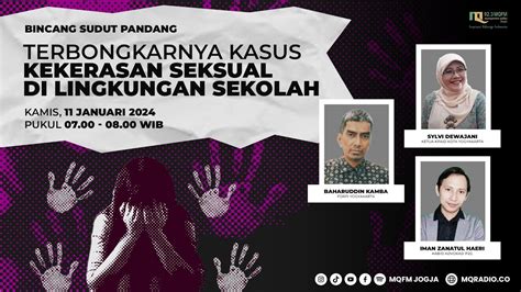 Terbongkarnya Kasus Kekerasan Seksual Di Lingkungan Sosial Bincang