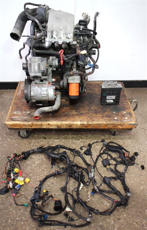 2 0 Aba Engine Motor Swap Vw Jetta Golf Gti Cabrio Mk1 Mk2 Mk3 W Ecu And Wiring Ebay