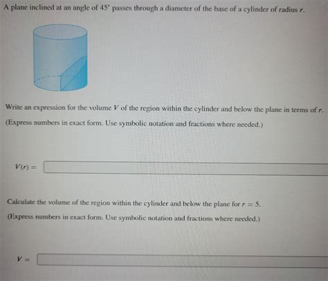 Solved A Plane Inclined At An Angle Of Passes Through A Chegg