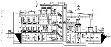 Autocad Cad Dwg Drawing File Of The G2 Factory Building Section Design