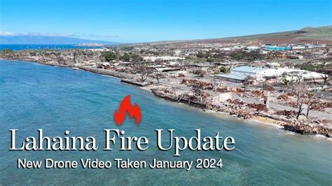 Lahaina FIRE Update - the CLEANUP Begins on MAUI !!! - NEW Aerial Video ...