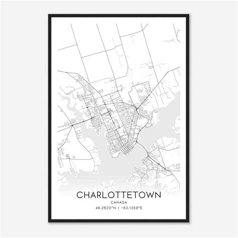 Custom Prince Edward Island Canada Map Poster - Mapmory