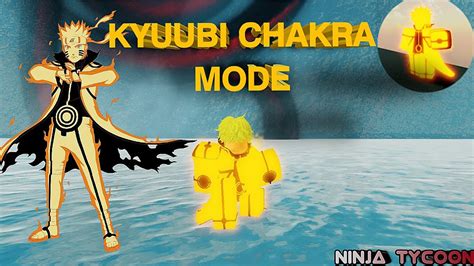 Roblox Ninja Tycoon Kyuubi Chakra Mode V4 3 YouTube