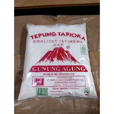 Jual Tepung Tapioka Gunung Agung Gram Shopee Indonesia