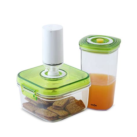 Grob Nutrifresh Pro Auto Vacuum Sealing Food Storage Container And Jar