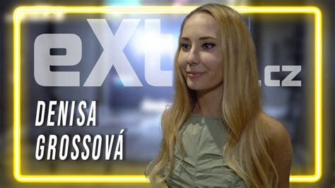 Denisa Grossová Září štěstím Blonďatá Kráska Se Poprvé Pochlubila