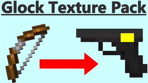 Bows And Crossbows To Glocks Minecraft Texture Pack Showcase YouTube