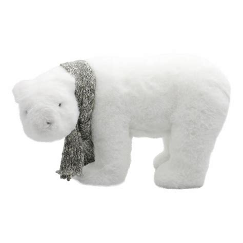 Peluche Navide O Oso Polar Blanco X X Cm The Home Depot M Xico