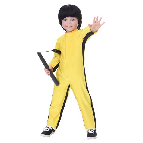 Bruce Lee Yellow Toddler Jumpsuit Costume | Shop the Bruce Lee Official ...