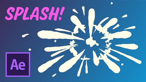 Splash Animation Using NEW Tapered Shape Strokes After Effects