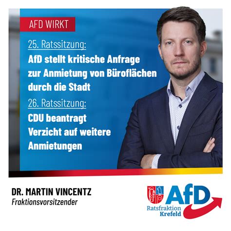 Afd Wirkt Cdu Stellt Antrag Nach Afd Anfrage Verzicht Auf Weitere