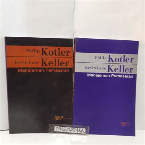 Jual Paket Buku Manajemen Pemasaran Kotler Dan Keller Edisi Jilid