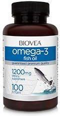 Preparat Medycyny Naturalnej Biovea Omega 3 Olej Z Ryb 1200mg 100 Tabl