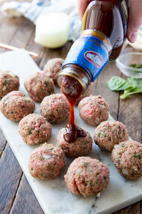 Hickory Smoked Bbq Meatballs With Mozzarella Meatballs Meatball