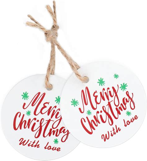 Amazon Jijacraft Pcs Christmas Gift Tags Christmas Tags With