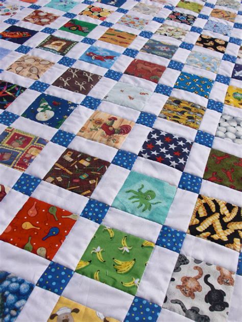 Quilt Today: Disappearing Nine-Patch Quilt ( I-Spy version) - Tutorial