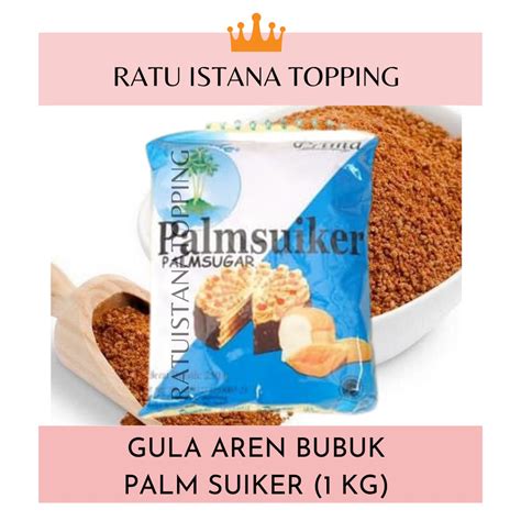 Jual Gula Aren Bubuk Prima Palmsuiker 1 Kg Brown Sugar Palm Sugar Palm