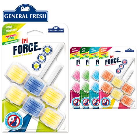 Tri Force 2x45g Kostka Do Wc Force General Fresh