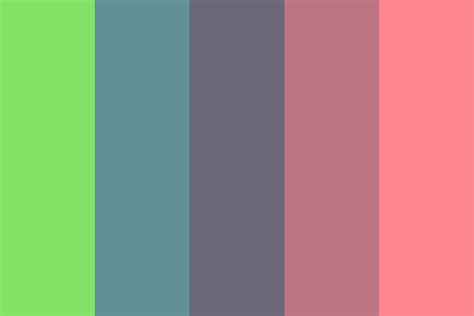 Pink Green Color Palette