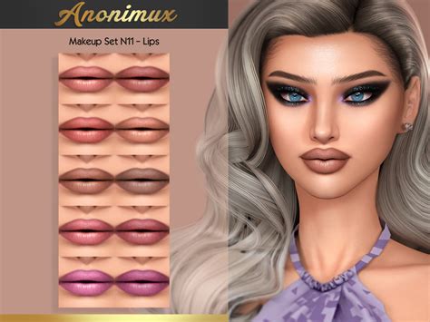 The Sims Resource Makeup Set N Lips