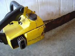 VINTAGE CHAINSAW COLLECTION MCCULLOCH GROUP OF SAWS