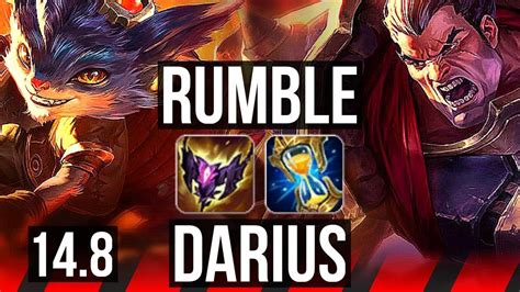 Rumble Vs Darius Top Quadra 6 Solo Kills 800 Games Euw Master