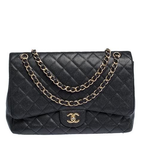 Chanel Black Quilted Caviar Handbag Literacy Basics