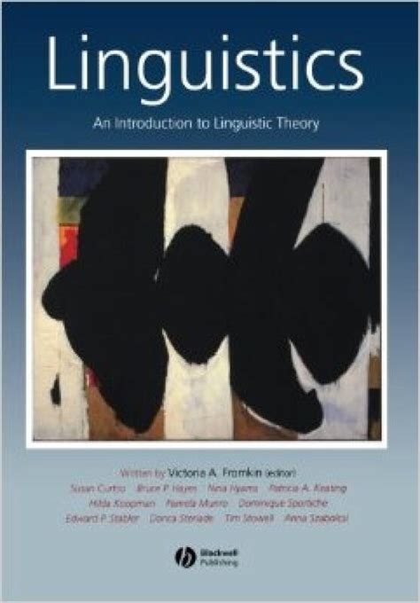 LinguisticsAn Introduction To Linguistic Theory