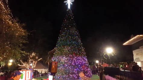 Christmas Tree Show In Historic Mount Dora Florida Youtube