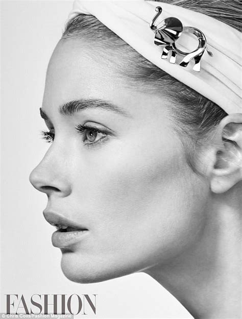 Doutzen Kroes Stuns In Black And White On Fashion S May Cover