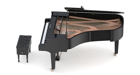 Yamaha S7x Premium Grand Piano 3d Model Cgtrader