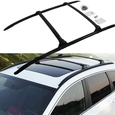 4pcs Aluminum Roof Rail Rack Cross Bar Crossbar Fit For Honda Crv Cr V