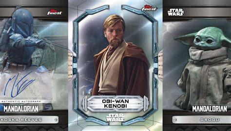 Topps Finest Star Wars Checklist Hobby Box Info Release Date