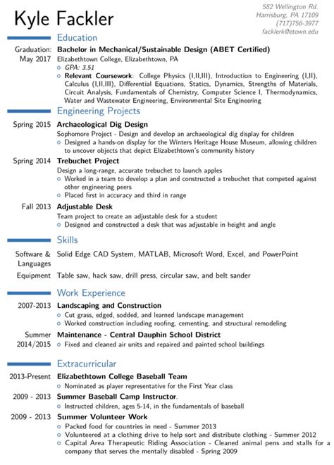 Kyle Fackler Resume Pdf