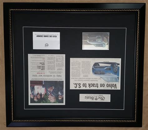 Framed Newspaper – Columbia Frame Shop