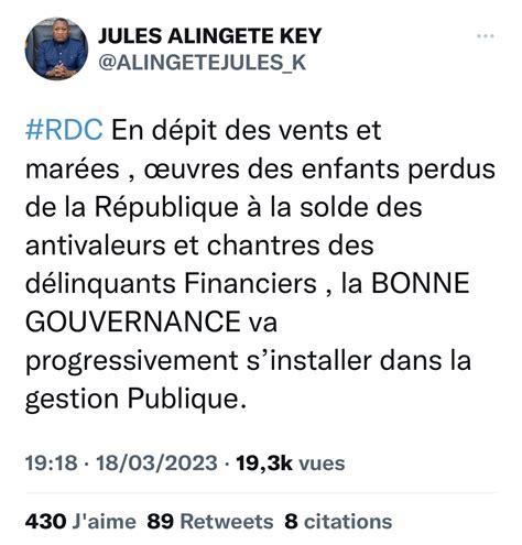 On se réveille Dimanche 19 Mars 2023 avec un tweet de lInspecteur