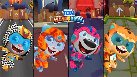 Talking Tom Hero Dash Ultra Tom Vs Lava Angela Vs Pink Sunbeam Hank