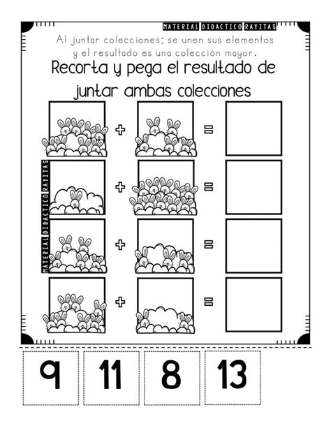 Suma Pega Y Recorta Imagenes Educativas Diagram Visualizations