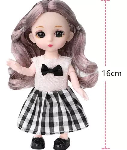 Boneca 13 Articulações 16cm Bjd C Roupinha 1 Kit Roupa Ex MercadoLivre