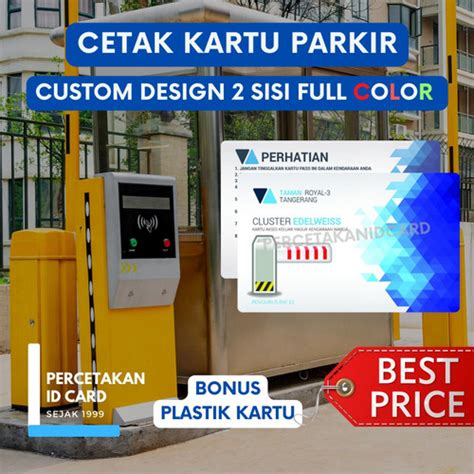 Jual Cetak Kartu Parkir Kartu Tamu Visitor Pengunjung Kartu Akses 3020 5000 Pcs Jakarta