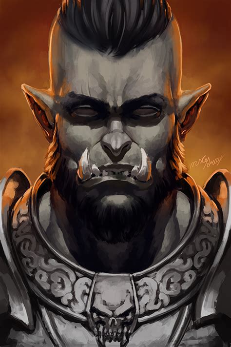 Half-orc Portrait — Beamdog Forums