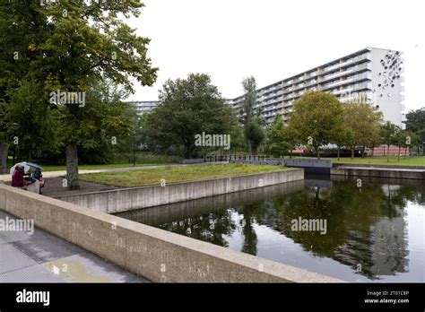 Amsterdam The Monument To The Air Disaster In The Bijlmer With The