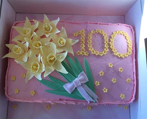 100th birthday cake - Decorated Cake by dawn - CakesDecor