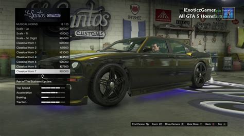 All Gta 5 Car Horns Youtube