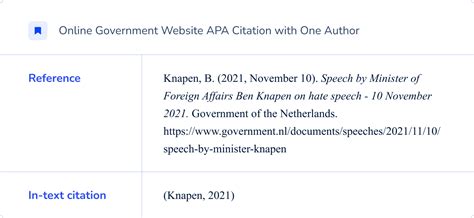 How To Cite A Government Website Apa All Formats