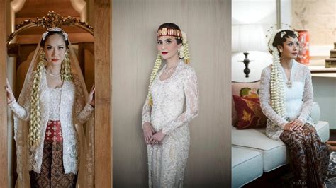 6 Inspirasi Kebaya Pengantin Warna Putih Dari Artis Yang Menikah Tahun