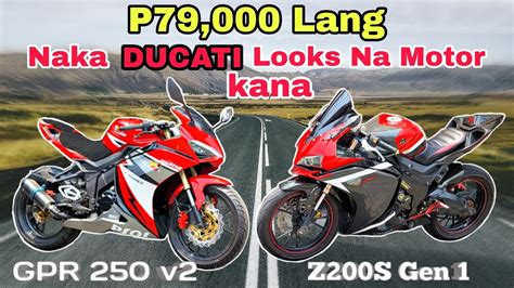 Ducati Like Sportsbike P79 000 Lang GPR 250 V2 YouTube