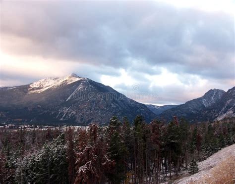 Fall in the Colorado Mountains Stock Photo - Image of snow, landscape ...