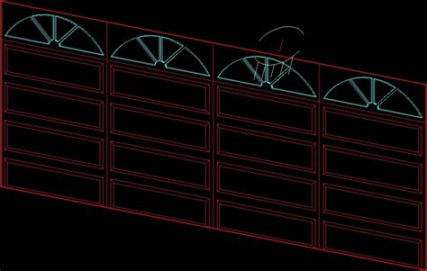 Garage Door 3d Dwg Model For Autocad • Designs Cad